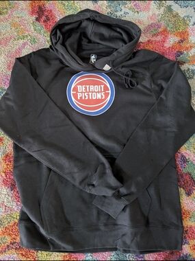 NBA Black Pullover with White Logo